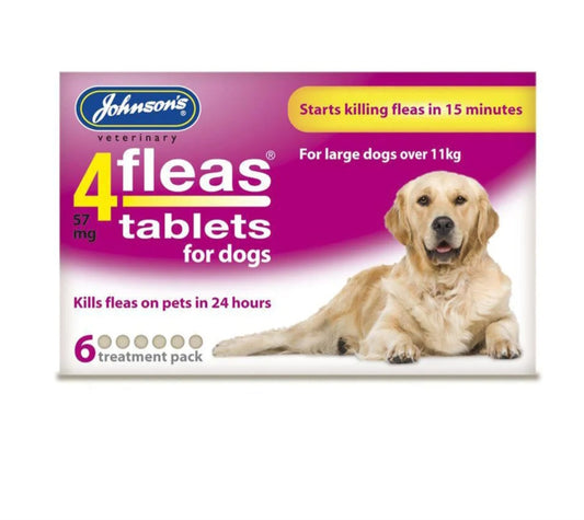 Johnson's Spot On 4 Fleas Dual Action Large Dogs